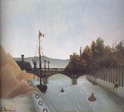 Henri Rousseau View of the Footbridge of Passy china oil painting artist